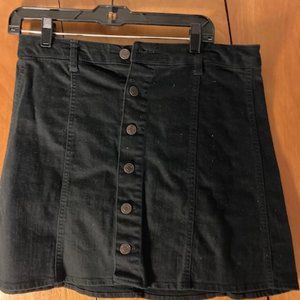 Dark Denim Short Skirt